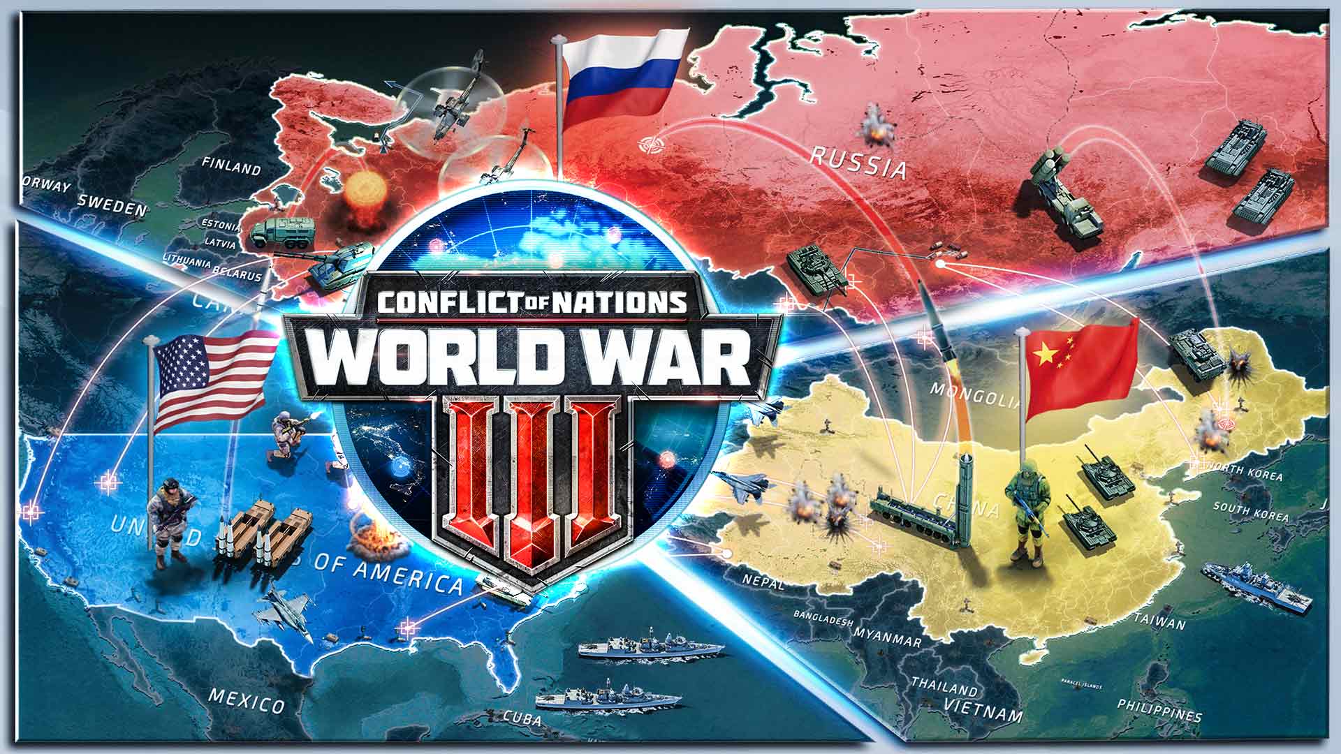 Conflict Of Nations:WW3 Gioco Multipiattaforma MMORTS Qui Su GiochiMO